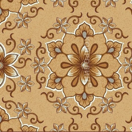 Паласное покрытие ''Медальон Коричневый''