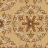Паласное покрытие ''Медальон Коричневый''