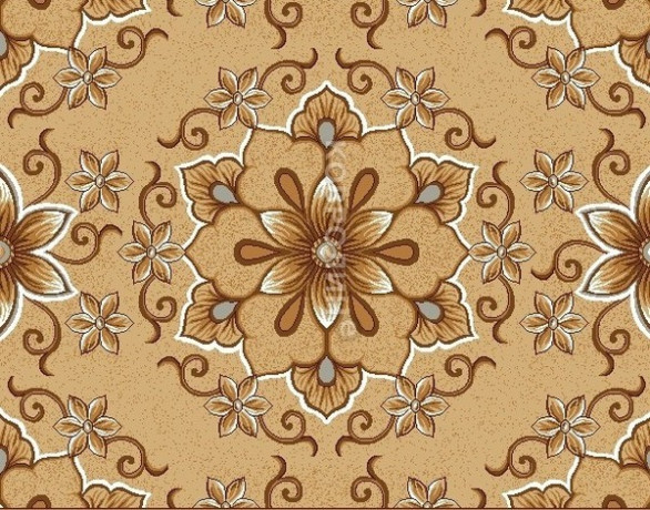 Паласное покрытие ''Медальон Коричневый''