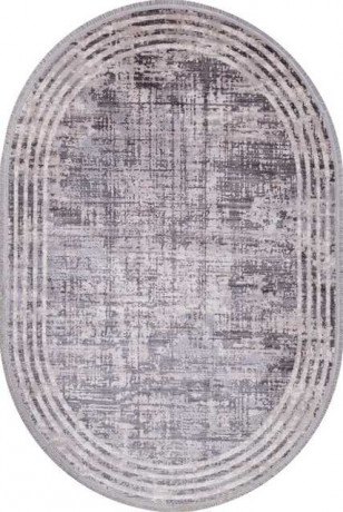 Турецкий ковер RAMIYA-17879S-BROWN-L-GREY-OVAL