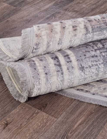 Турецкий ковер RAMIYA-17879S-BROWN-L-GREY-OVAL