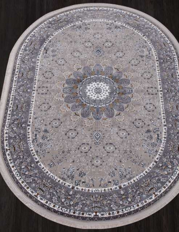 Турецкий ковер CASABLANKA-9760A-BEIGE-OVAL