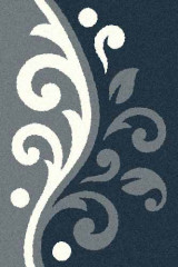 Прямоугольный ковер PLATINUM T621 BLUE-NAVY