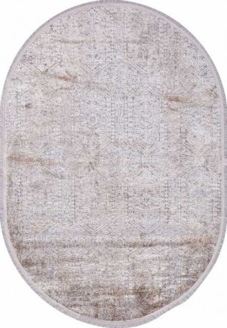 Турецкий ковер AJMAL-LP-257-CREAM-VIZON-OVAL