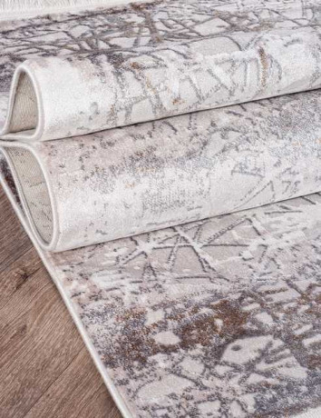 Турецкий ковер RAMIYA-18708A-GREY-D-BEIGE-STAN