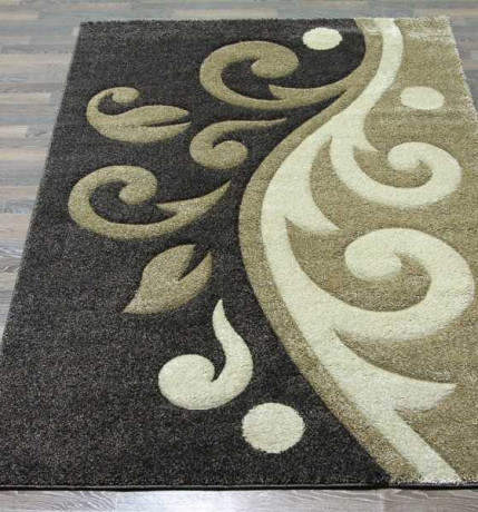 Прямоугольный ковер PLATINUM T621 D.BEIGE-BROWN