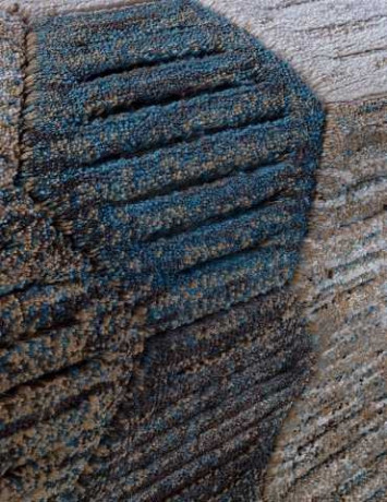 Ковёр MATRIX D579-BEIGE-BLUE-OVAL