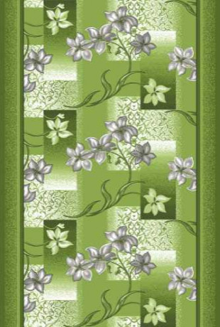 Дорожка паласная ''Афродита Зелёный''