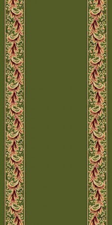 Ковровая тканная дорожка Валенсия 4 зеленый