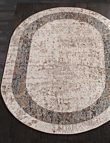 Ковёр ERKAPLAN RODOS-7442A-L-BLUE-CREAM-OVAL