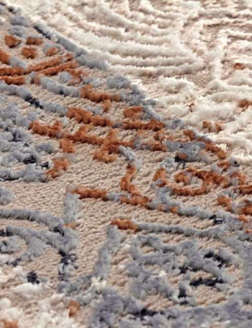 Ковёр ERKAPLAN RODOS-7442A-L-BLUE-CREAM-OVAL