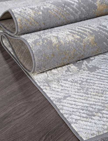 Турецкий ковер AJMAL-LP-286-GREY-GOLD-STAN