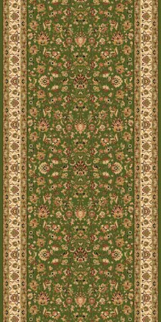 Ковровая тканная дорожка Измир 2 зеленый