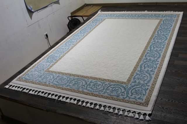 Турецкий ковер HUNKAR-08058T-BLUE-WHITE-STAN