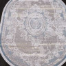 Турецкий ковер AJMAL-LP-289-CREAM-TURQUOISE-OVAL