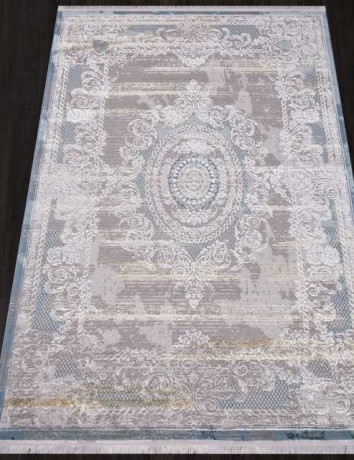 Турецкий ковер AJMAL-LP-289-CREAM-TURQUOISE-STAN