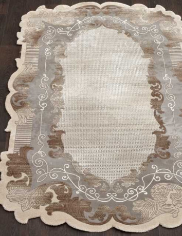 Турецкий ковер SAFIR-00857C-GREY-BROWN-STAN