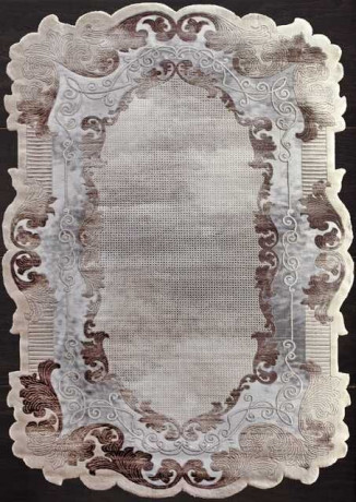 Турецкий ковер SAFIR-00857C-GREY-BROWN-STAN