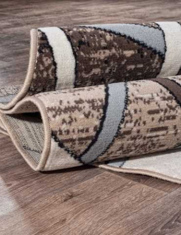 Ковёр SIERRA D487-BEIGE-BROWN-OVAL