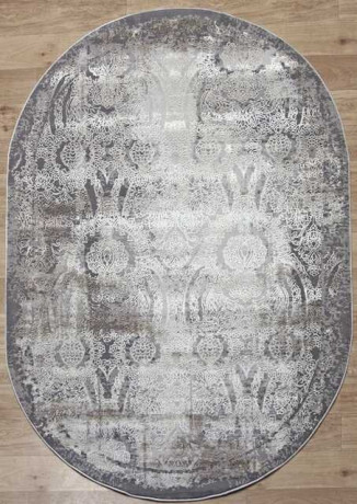 Турецкий ковер ARMINA-03801A-GREY-BROWN-OVAL