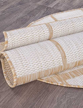 Ковёр VEGAS-S004-CREAM-OVAL