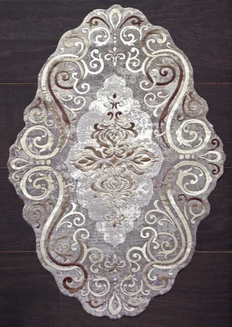 Турецкий ковер SAFIR-00858C-GREY-BROWN-STAN