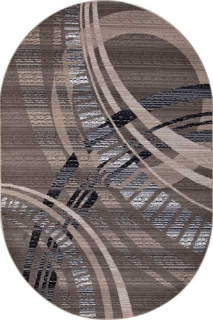 Ковёр SIERRA-D284-BEIGE-BROWN-2-OVAL