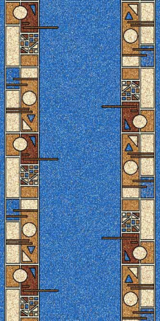 Ковровая тканная дорожка Диана 4 красный