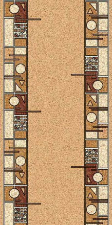 Ковровая тканная дорожка Диана 4 красный