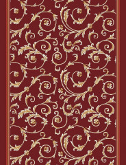 Дорожка паласная ''Вензель красный''