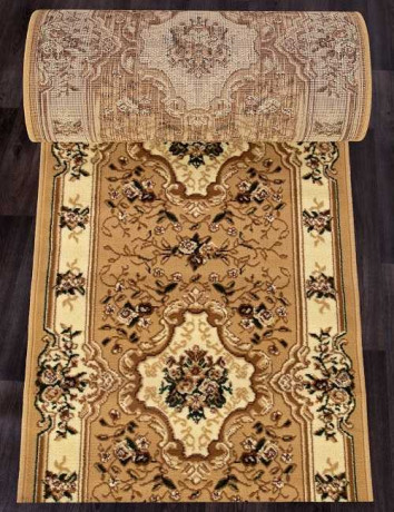 Ковровая тканная дорожка Диана 5 бежевый