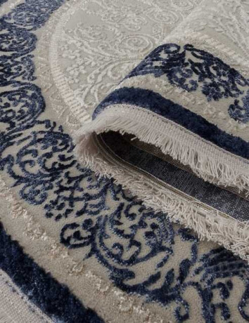 Турецкий ковер MOROCCO-Z-1049-BLUE-OVAL