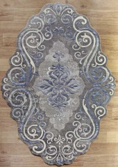 Турецкий ковер SAFIR-00858T-BLUE-BLUE-STAN