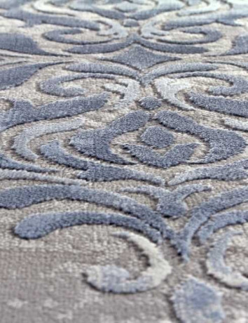 Турецкий ковер SAFIR-00858T-BLUE-BLUE-STAN