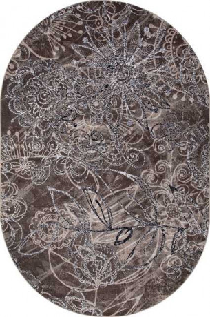 Ковёр SIERRA-D354-BEIGE-BROWN-2-OVAL