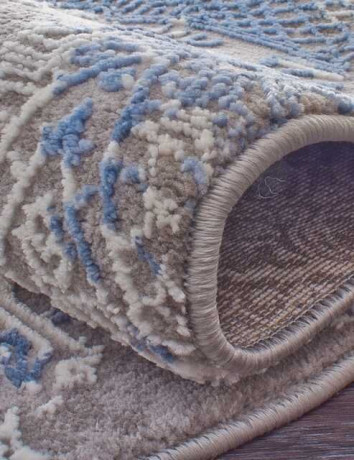 Турецкий ковер ARMINA-03851A-BLUE-BLUE-OVAL