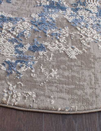Турецкий ковер ARMINA-03851A-BLUE-BLUE-OVAL