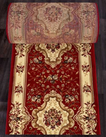 Ковровая тканная дорожка Диана 5 красный