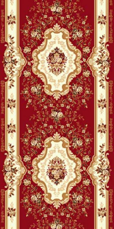 Ковровая тканная дорожка Диана 5 красный