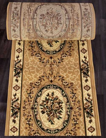 Ковровая тканная дорожка Диана 25 бежевый