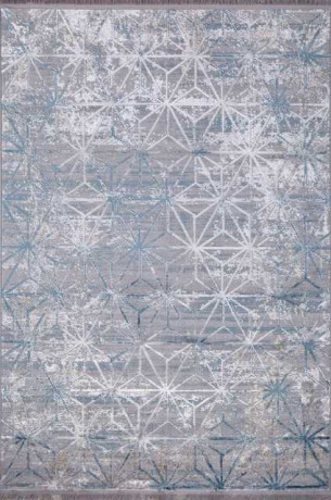 Турецкий ковер AJMAL-LP-320-GREY-BLUE-STAN