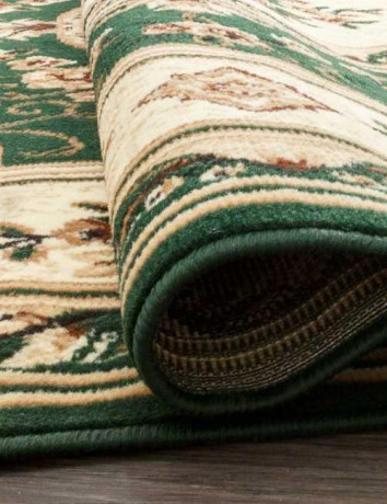 Ковровая тканная дорожка Диана 25 зеленый