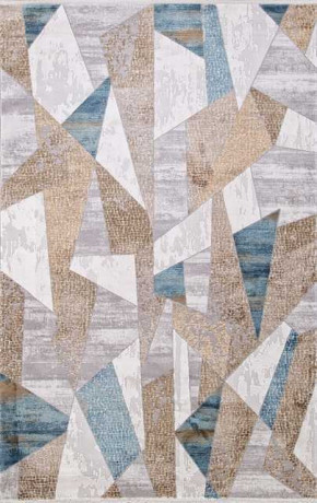Турецкий ковер ALLURES-12009-CREAM-BLUE-STAN