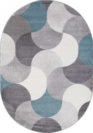 Ковёр SOFIT-2257-LIGHT-GRAY-OVAL