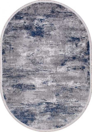 Турецкий ковер MOROCCO-AS-838-NAVY-GREY-OVAL