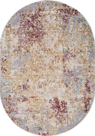 Турецкий ковер TOKIO-15438B-RED-BLUE-OVAL