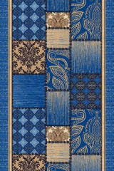 Дорожка паласная ''Марка Синий''