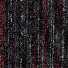 Ковровая Плитка EverestLine (Эверест Лайн) 520 Черный-красный