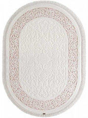 Турецкий ковер HUNKAR-7902-BEYAZ-BEYAZ-OVAL