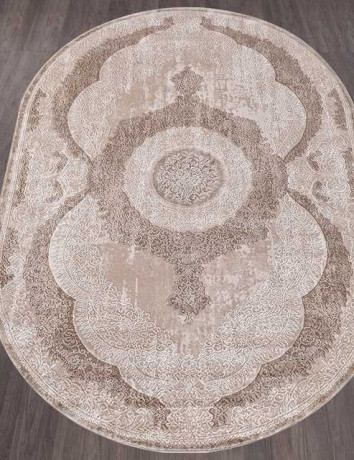 Турецкий ковер ARMINA-03880B-BROWN-BROWN-OVAL